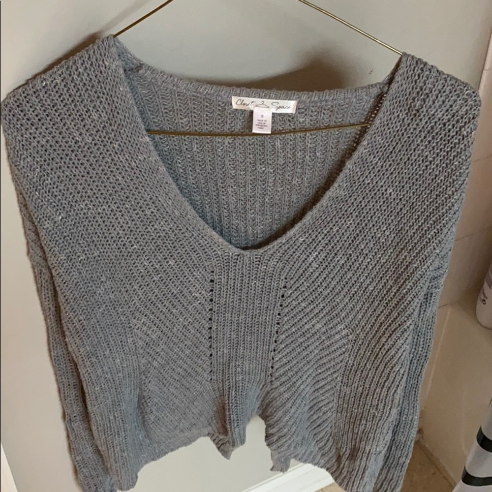 Grey sweater
